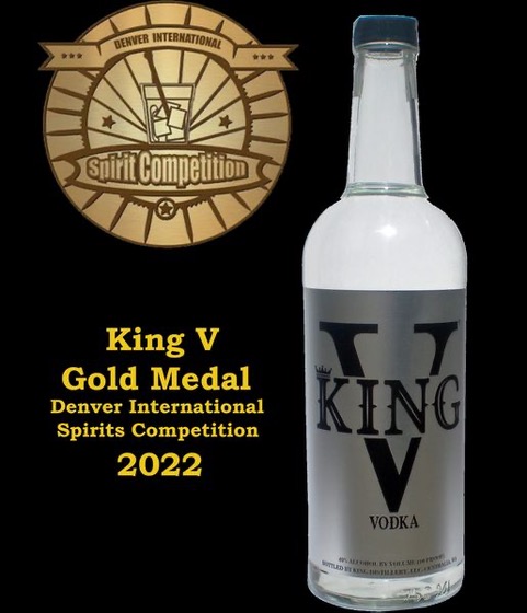 King Distillery Vodka Gold Medal
